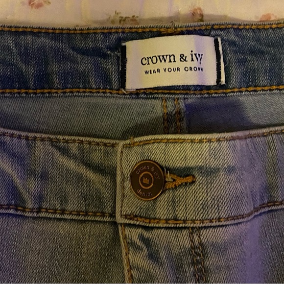 Crown & Ivy ruffle detail jeans - Picture 10 of 10